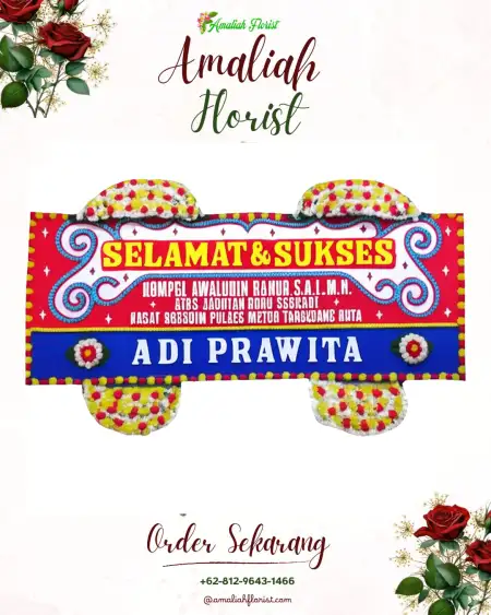 Papan Bunga Ucapan Selamat Pegangsaan Dua