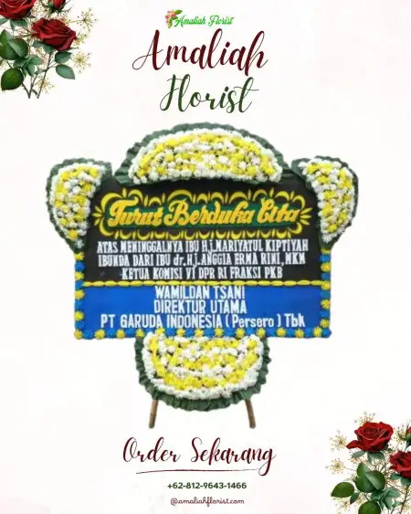 Papan Bunga Duka Pegangsaan Dua